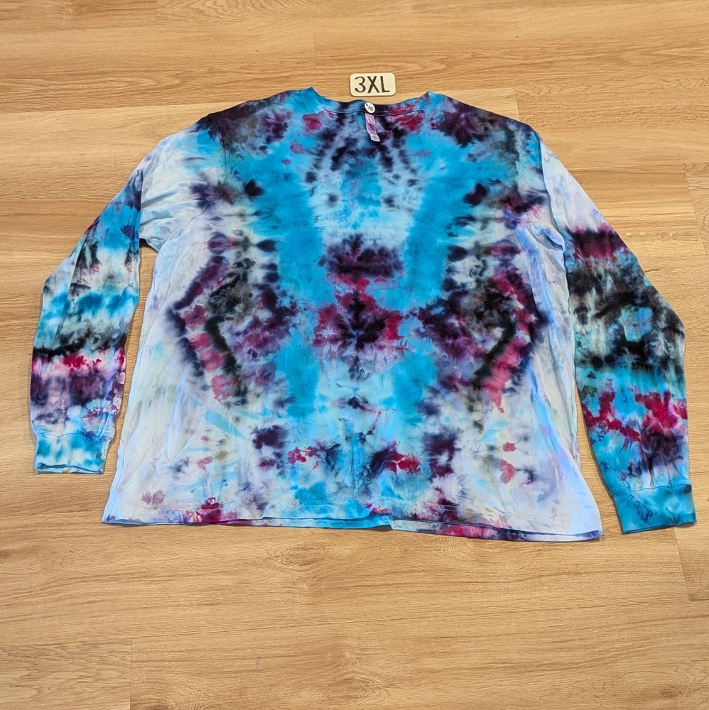 New Tiedye Unisex Long Sleeve Shirt
